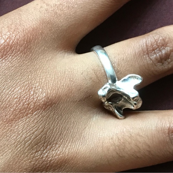 Sterling Silver Free Form Ring Size 7 - Picture 5 of 16